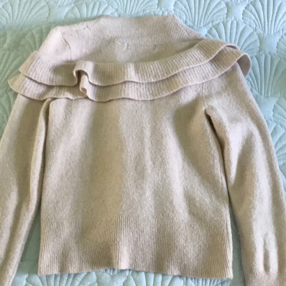 Anthropologie Ruffle Sweater - Picture 2 of 2
